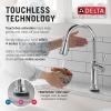 imageDelta Renaldi Kitchen Faucet with Pull Down Sprayer Brushed Nickel Kitchen Sink Faucet Delta ProClean Lumicoat Champagne Bronze 9184TLCZPRDSTChrome