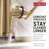 imageDelta Renaldi Kitchen Faucet with Pull Down Sprayer Brushed Nickel Kitchen Sink Faucet Delta ProClean Lumicoat Champagne Bronze 9184TLCZPRDSTChrome