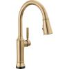 imageDelta Renaldi Kitchen Faucet with Pull Down Sprayer Brushed Nickel Kitchen Sink Faucet Delta ProClean Lumicoat Champagne Bronze 9184TLCZPRDSTLumicoat Champagne Bronze