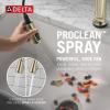 imageDelta Renaldi Kitchen Faucet with Pull Down Sprayer Brushed Nickel Kitchen Sink Faucet Delta ProClean Lumicoat Champagne Bronze 9184TLCZPRDSTLumicoat Polished Nickel