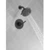 imageDelta T14235 Saylor Monitor 14 Series Single Function Pressure Balanced Shower Only  Less RoughIn Valve  Matte BlackMatte Black