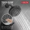 imageDelta T14235 Saylor Monitor 14 Series Single Function Pressure Balanced Shower Only  Less RoughIn Valve  Matte BlackMatte Black