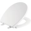 imageDELTA FAUCET 800903WH Morgan Round Front Standard Close Toilet Seat with Nonslip Seat Bumpers WhiteTransitional