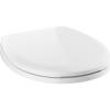 imageDELTA FAUCET Rubber Limited 803902NWH Sanborne Round Nightlight Toilet Seat with Slow Close and QuickRelease WhiteWithout Nightlight