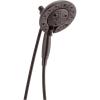 imageDelta 58480RBPK H2Okinetic In2ition 5Setting TwoinOne Hand Held Shower Head 175 GPM Water Flow Venetian BronzeVenetian Bronze