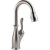 imageDelta 9678TDST Leland Deck Mounted Single Handle PullDown Bar Faucet with Touch Clean Touch2O MagnaTite Docking and Diamond Seal Technology  SpotShield StainlessSpotShield Stainless