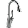 imageDelta 9678TDST Leland Deck Mounted Single Handle PullDown Bar Faucet with Touch Clean Touch2O MagnaTite Docking and Diamond Seal Technology  SpotShield StainlessArctic Stainless