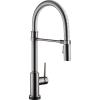 imageDelta Faucet Trinsic Pro VoiceIQ SingleHandle Touch Kitchen Sink Faucet with Pull Down Sprayer Alexa and Google Assistant Voice Activated Smart Home Black Stainless
