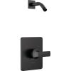 imageDelta Faucet Velum 14 Series SingleFunction Gold Shower Faucet Set Valve Trim Kit Shower Handle Delta Shower Trim Kit Shower Set Champagne Bronze T14237CZ Valve Not IncludedMatte Black