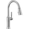 imageDelta Renaldi Kitchen Faucet with Pull Down Sprayer Brushed Nickel Kitchen Sink Faucet Delta ProClean Lumicoat Champagne Bronze 9184TLCZPRDSTArctic Stainless