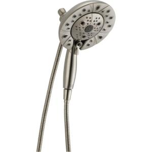 imageDelta 58480RBPK H2Okinetic In2ition 5Setting TwoinOne Hand Held Shower Head 175 GPM Water Flow Venetian BronzeStainless