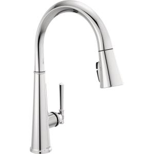imageDelta Faucet Emmeline Gold Kitchen Faucet Touch Touch Kitchen Faucets with Pull Down Sprayer Kitchen Sink Faucet Delta Touch2O Technology Lumicoat Champagne Bronze 9182TCZPRDSTLumicoat Chrome