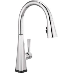 imageDelta Faucet Lenta Voice Touchless Kitchen Faucet Black with Pull Down Sprayer Smart Faucet Alexa and Google Assistant Voice Activated Kitchen Sink Faucet Matte BlackChrome
