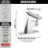 imageDelta Faucet 543PRMPUDST Trillian Lavatory Lumicoat Chrome