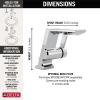 imageDelta Faucet 599PRMPUDST Pivotal Bar Faucet Lumicoat Chrome