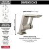 imageDelta Faucet 599SSPRLPUDST Pivotal Bar Faucet Lumicoat Stainless
