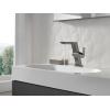 imageDelta Faucet 699KSPRDST Pivotal Single Hole Lumicoat Black Stainless