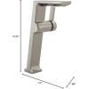 imageDelta Faucet 799SSPRDST Pivotal Single Hole Lumicoat Stainless