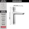 imageDelta Faucet Galeon Single Hole Bathroom Faucet Chrome Bathroom Faucets for Sink 1 Hole Single Handle Bathroom Sink Faucet Diamond Seal Technology Lumicoat Chrome 573PRMPUDSTLumicoat Chrome
