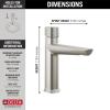 imageDelta Faucet Galeon Single Hole Bathroom Faucet Chrome Bathroom Faucets for Sink 1 Hole Single Handle Bathroom Sink Faucet Diamond Seal Technology Lumicoat Chrome 573PRMPUDSTLumicoat Stainless