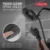 imageDelta Faucet Saylor 17 Series Black Tub and Shower Faucet Combo with In2ition 2in1 Shower Head with Handheld Spray Bathtub Faucet Set Tub Faucet Set Matte Black T17435BLI Valve Not IncludedMatte Black
