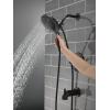 imageDelta Faucet Saylor 17 Series Black Tub and Shower Faucet Combo with In2ition 2in1 Shower Head with Handheld Spray Bathtub Faucet Set Tub Faucet Set Matte Black T17435BLI Valve Not IncludedMatte Black