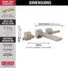 imageDelta Faucet T3599LFSSPRWL Pivotal WallMount Lumicoat Stainless