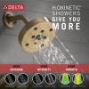 imageDelta Faucet Trinsic 14 Series SingleFunction Shower Trim Kit with SingleSpray H2Okinetic Shower Head Champagne Bronze T14259CZ Valve Not IncludedChampagne Bronze