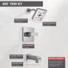 imageDelta T14467BL Ara Shower Faucet Without Rough Matte BlackChrome