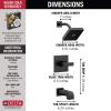 imageDelta T14467BL Ara Shower Faucet Without Rough Matte BlackMatte Black