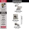 imageDelta T14467BL Ara Shower Faucet Without Rough Matte BlackStainless