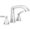 imageDELTA FAUCET T2776CZ Three Hole Roman Tub Trim DeckMount Without Diverter Champagne BronzChrome