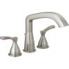 imageDELTA FAUCET T2776CZ Three Hole Roman Tub Trim DeckMount Without Diverter Champagne BronzStainless