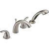 imageDelta Faucet Classic Roman Tub Faucet with Hand Shower  T4705SS  Bathtub Faucet Handles ampamp Hand Shower Set  Bathroom Accessories  Stainless Valve Sold SeparatelyStainless
