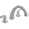imageDelta Faucet Dryden Roman Tub Faucet  T2751  Bathtub Faucet Trim ampamp Handles  Bathroom Accessories  Chrome Valve Sold SeparatelyChrome