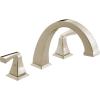 imageDelta Faucet Dryden Roman Tub Faucet  T2751  Bathtub Faucet Trim ampamp Handles  Bathroom Accessories  Chrome Valve Sold SeparatelyPolished Nickel