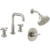 imageDelta Faucet Nicoli 14 Series SingleHandle Shower Faucet with 5Setting H2Okinetic Shower Head Nicoli Widespread Bathroom Sink Faucet 3Hole Stainless Shower Valve Included