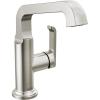 imageDelta Faucet Tetra Chrome Single Hole Bathroom Faucet Chrome Single Handle Bathroom Faucet Bathroom Sink Faucet Diamond Seal Technology Metal Drain Assembly Lumicoat Chrome 689PRDSTLumicoat Stainless