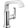 imageDelta Faucet Tetra Chrome Single Hole Bathroom Faucet Chrome Single Handle Bathroom Faucet Bathroom Sink Faucet Diamond Seal Technology Metal Drain Assembly Lumicoat Chrome 689PRDSTLumicoat Chrome