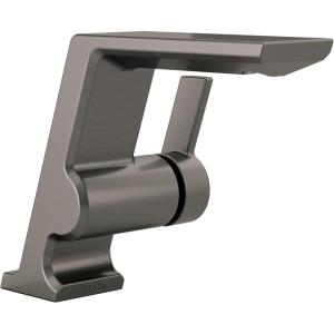 imageDelta Faucet 599KSPRMPUDST Pivotal Bar Faucet Lumicoat Black Stainless