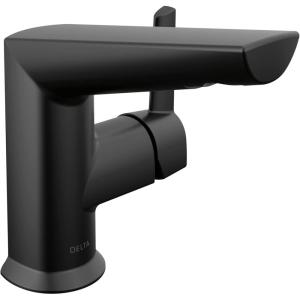 imageDelta Faucet Galeon Single Hole Bathroom Faucet Chrome Bathroom Faucets for Sink 1 Hole Single Handle Bathroom Sink Faucet Diamond Seal Technology Lumicoat Chrome 572PRMPUDSTMatte Black