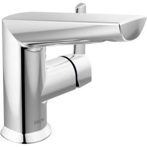 imageDelta Faucet Galeon Single Hole Bathroom Faucet Chrome Bathroom Faucets for Sink 1 Hole Single Handle Bathroom Sink Faucet Diamond Seal Technology Lumicoat Chrome 572PRMPUDSTLumicoat Chrome