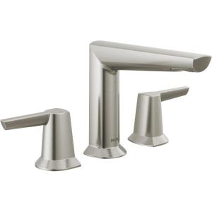 imageDelta Faucet Galeon Widespread Bathroom Faucet 3 Hole Brushed Nickel Bathroom Faucet for Bathroom Sink Bathroom Sink Faucet Diamond Seal Technology Lumicoat Stainless 3571SSPRMPUDSTLumicoat Stainless