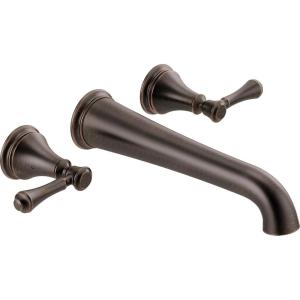 imageDelta Faucet Traditional WallMounted Tub Filler  T5797RBWL  Classic Bathtub Faucet ampamp Handles  Bathroom Fixtures  Venetian Bronze Valve Sold SeparatelyVenetian Bronze