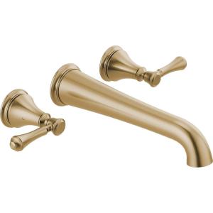 imageDelta Faucet Traditional WallMounted Tub Filler  T5797RBWL  Classic Bathtub Faucet ampamp Handles  Bathroom Fixtures  Venetian Bronze Valve Sold SeparatelyChampagne Bronze