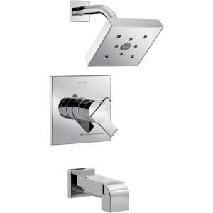 imageDelta T14467BL Ara Shower Faucet Without Rough Matte BlackChrome