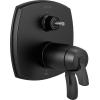 imageDELTA FAUCET T27T967CZ Angular Modern TempAssure 17T Series Valve 6Setting Integrated Shower Trim with Diverter Champagne BronzeMatte Black