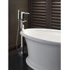 imageDELTA FAUCET T4768BLFL Tub Filler with Handshower FloorMount Matte BlackChrome