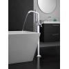 imageDELTA FAUCET T47766FL Freestanding Tub Filler Trim FloorMount Chrome