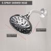 imageDELTA FAUCET faucet 52669 H2Okinetic 5Setting Raincan Shower head Chrome